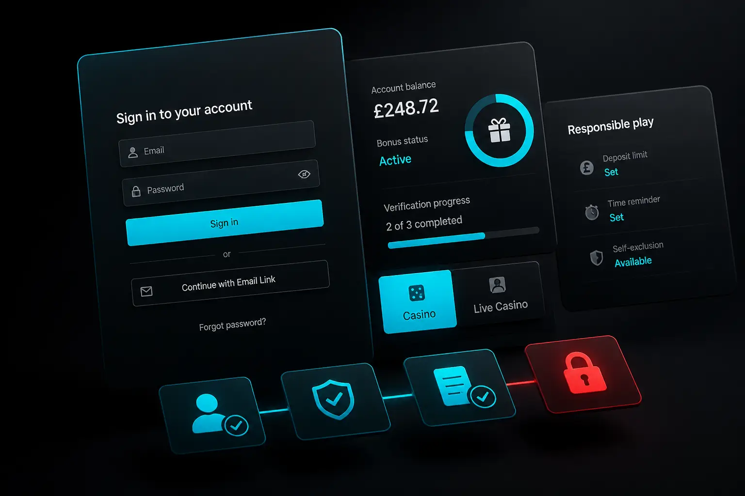 Cosmobet Casino Login – Sign In to Your Account visual guide for Cosmobet Casino